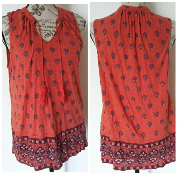 Tops - 2/$12🐰LUCKY BRAND COLORFUL SLEEVELESS TOP | M